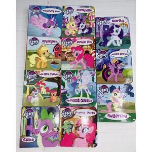 Lot of 11 My Little Pony 2016 3" Board Books Pinky Pie Fluttershy Applejack GU